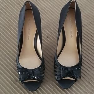 Antonio Melani open toe dress pumps